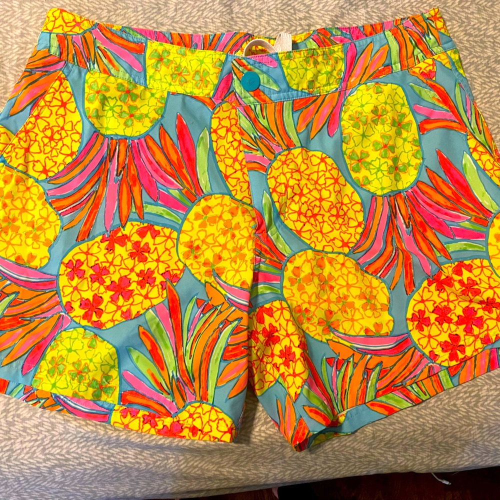 Chubbies Pineapple Mens Swim Trunks Size L